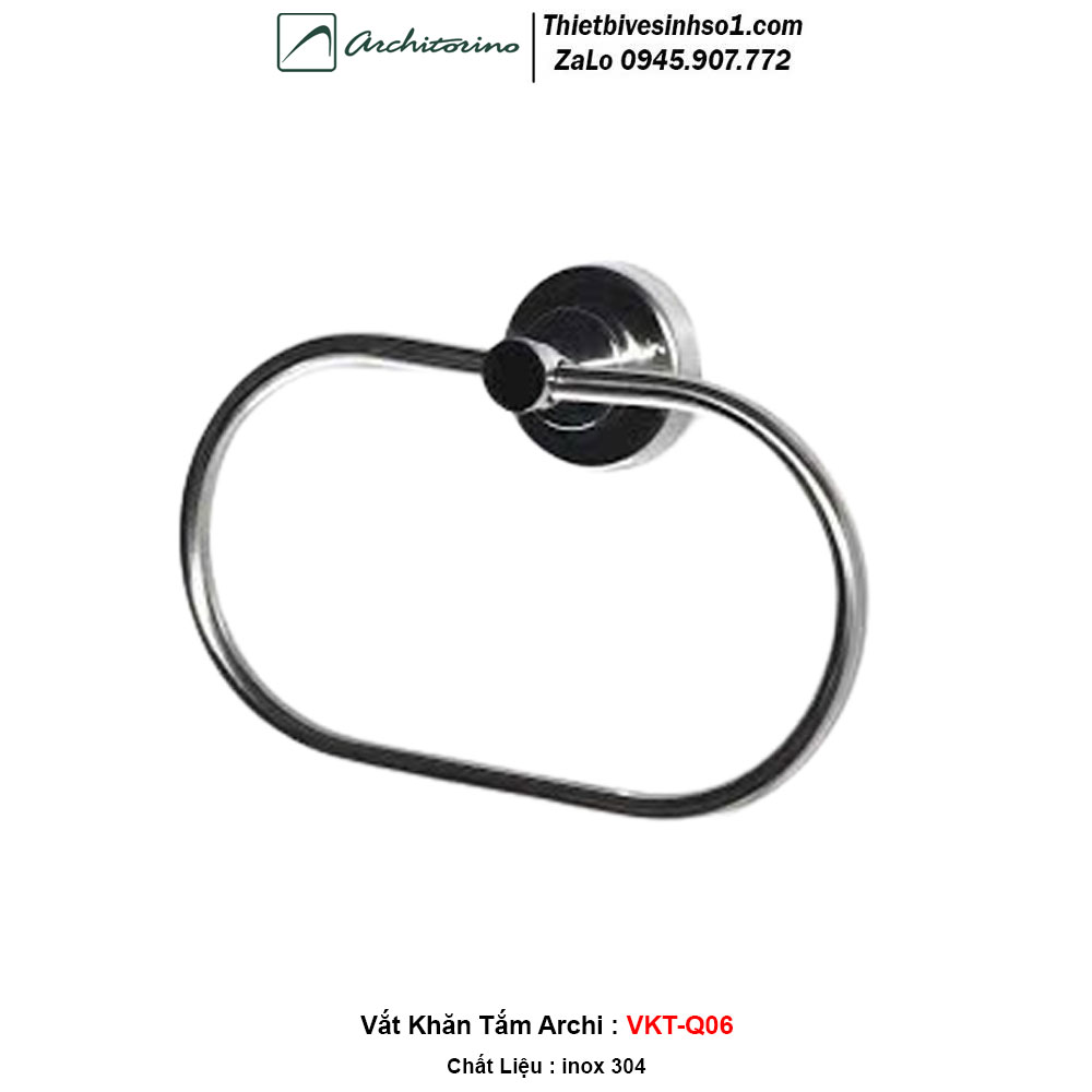 Thanh Vắt Khăn ARCHI VKT-Q06 - Tổng Kho Thiết Bị Vệ Sinh Hà Nội